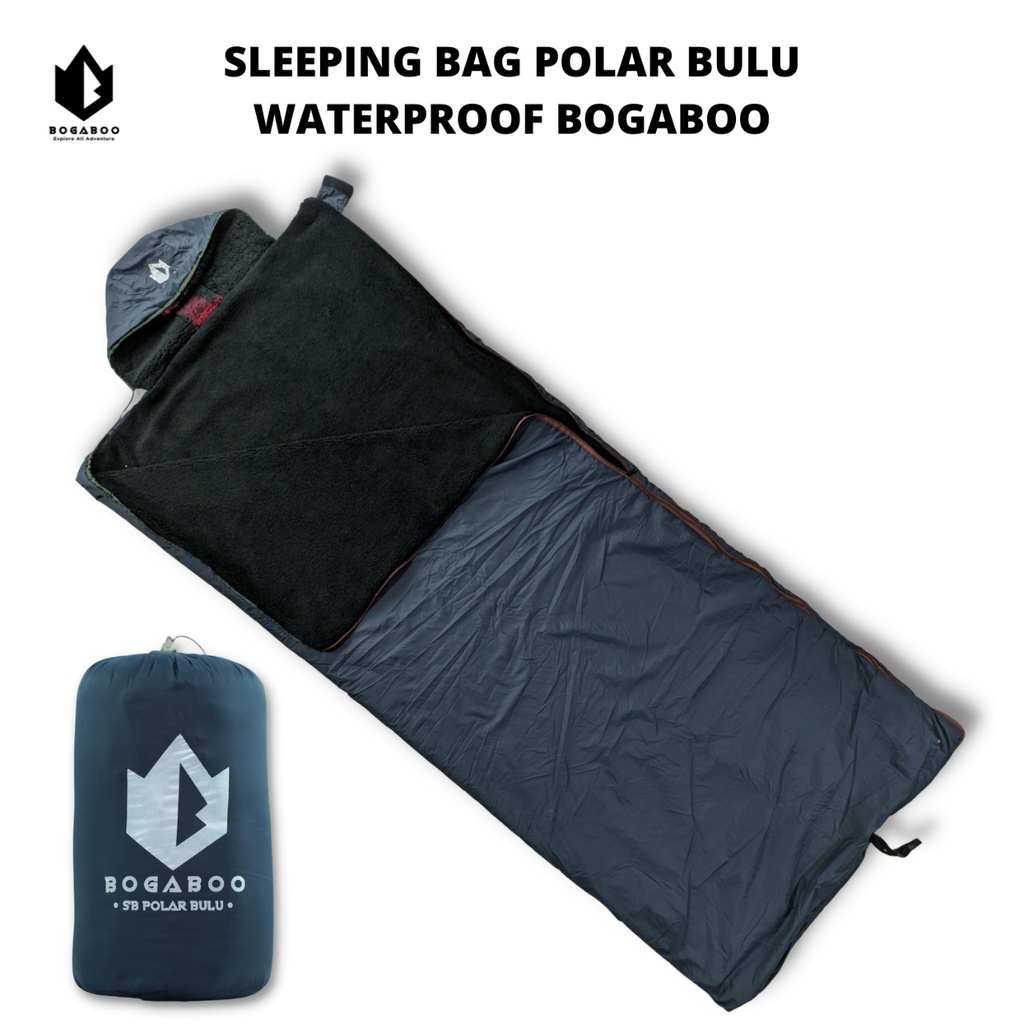 Sleeping bag BOGABOO polar bulu waterproof - sleepingbag - sb - slepingbag waterproof - sleping bag polar tebal - sleeping bag polar bulu tebal - sleepingbag gunung - outdoor - hiking - SB BULU BOGABOO