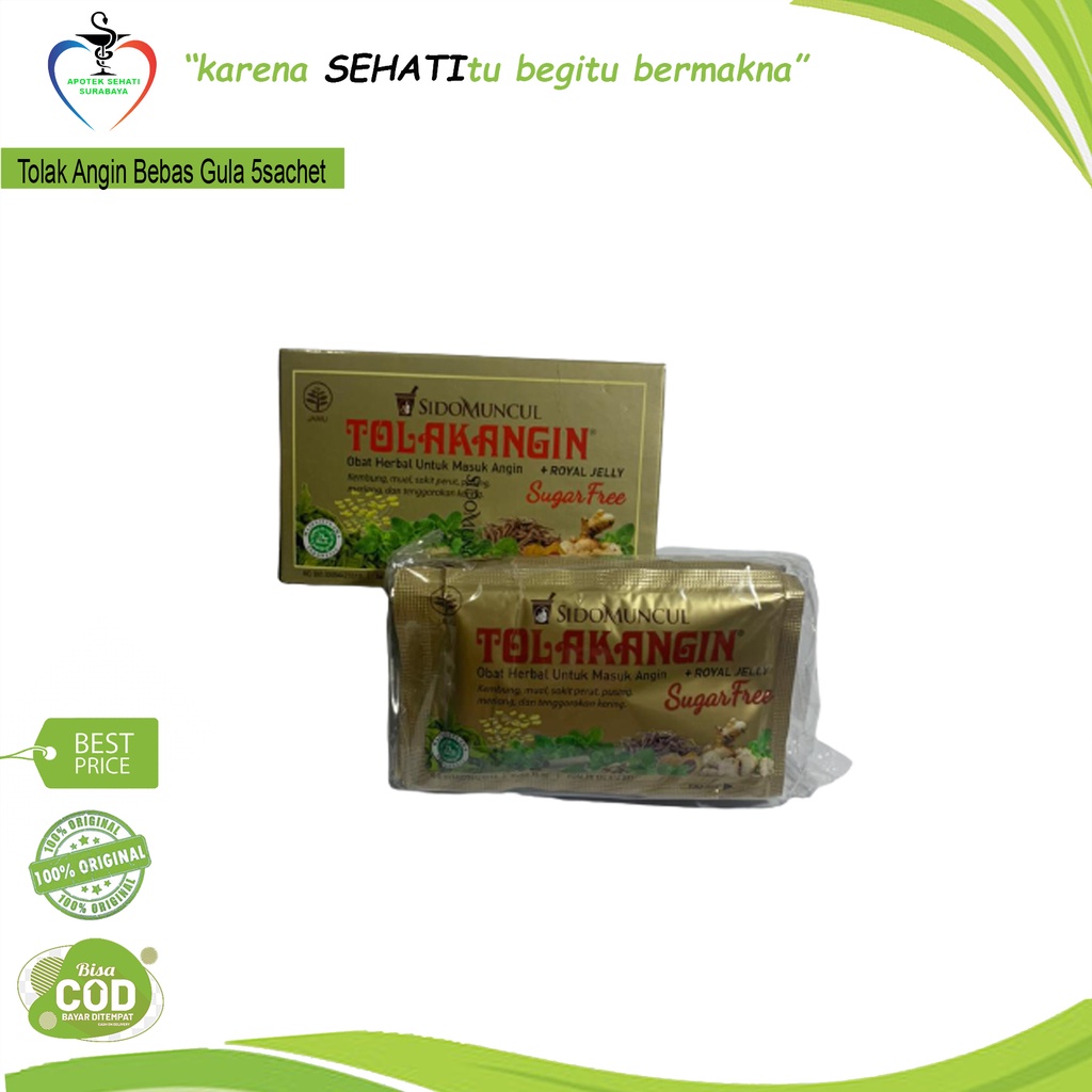 Promo Limited Tolak Angin Bebas Gula per 3 sachet