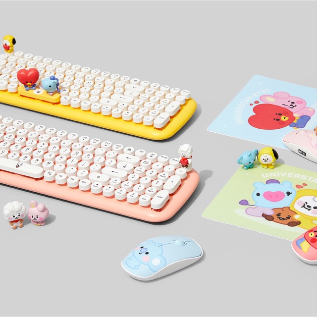 Jual BT21 Royche Mouse Keyboard Baby Keyboard Merch BTS Indonesia