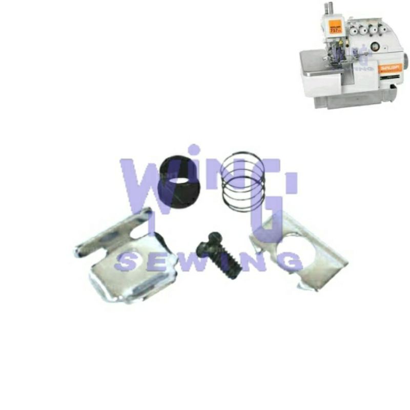 KG18 Jalur Benang Set Kepala Jarum Obras Siruba