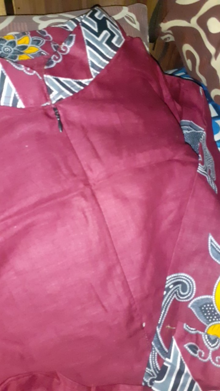 Gamis Batik Modern S M L Xl Xxl 3xl 4xl 5xl 6xl 7xl