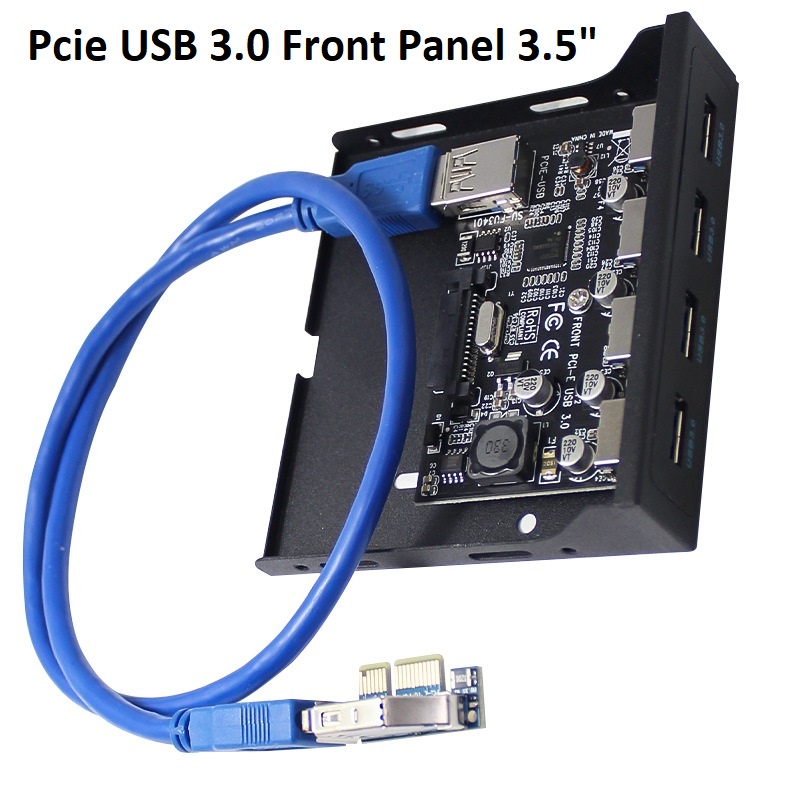 Front Panel USB Pcie 4 Port USB3.0 High Speed 3.5 inch