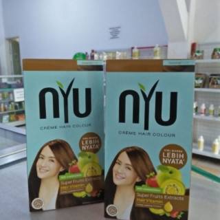 NYU HAIR COLOR BOX NON  AMONIA CAT  RAMBUT  Shopee Indonesia