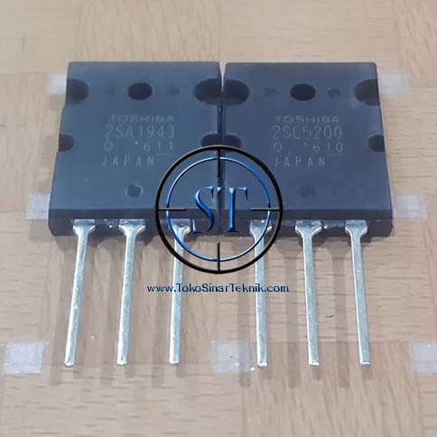 Transistor 2SA 1943 - 2SC 5200 ASLI TOSHIBA ORI BUKAN KW