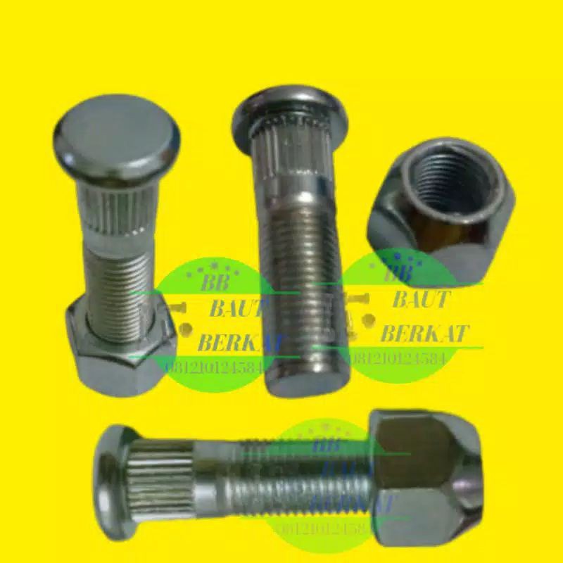 baut roda ertiga pendek otomotif sparepart mobil baut roda mobil ertiga