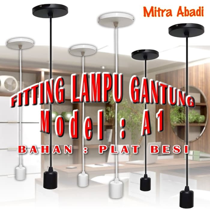 Fitting Lampu Gantung E27 Model A1