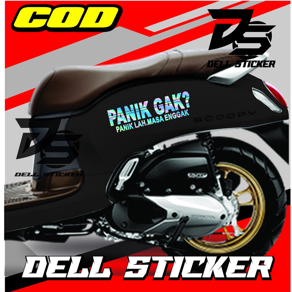 STIKER SCOOPY 2021 STIKER CUTTING MOTOR SCOOPY PANIK NGGAK Cutting Stiker Scoopy