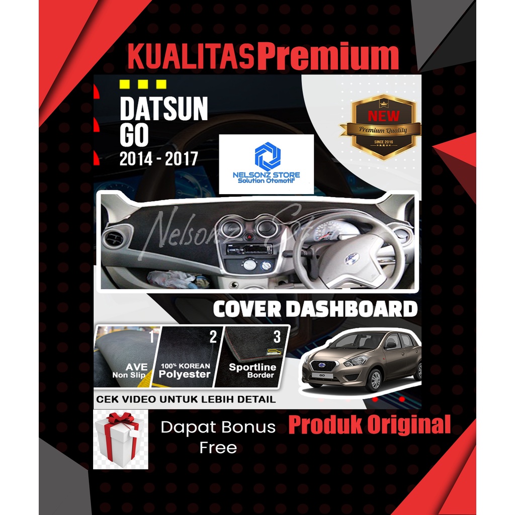 COVER DASHBOARD DATSUN GO-GO PLUS ALAS DASHBOARD AKSESORIS DASHBOARD PELINDUNG DASBOR INTERIOR MOBIL