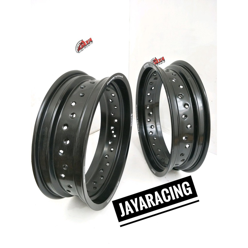 velg Hitam black ring 14 Tapak Lebar 425 350 mdl TK