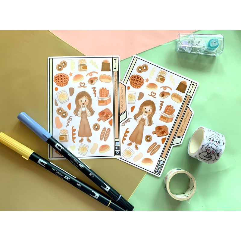 

[Sticker] Bakery Girl - DCR006