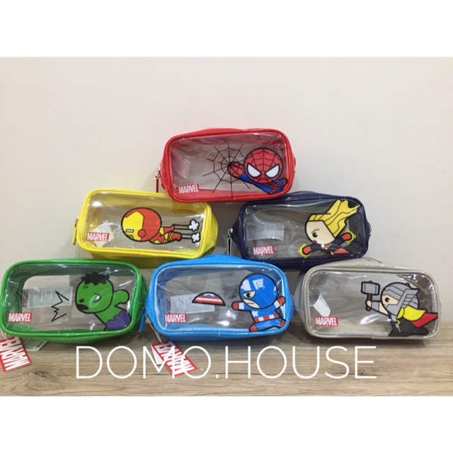MINISO MARVEL AVENGERS CLUTCH BAG / TEMPAT PENSIL SERBAGUNA