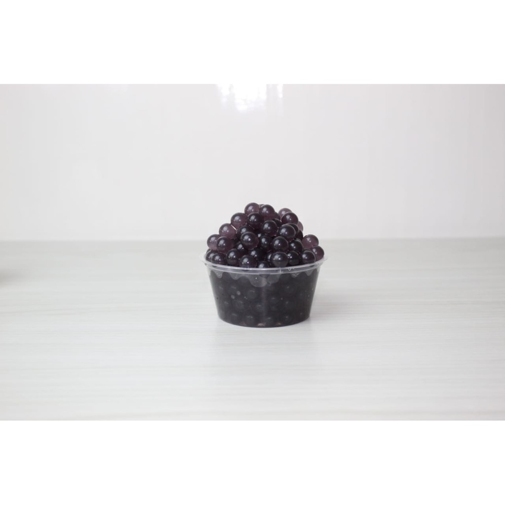 Popping Boba Blackcurrant 500g - Jelly Mutiara - Topping Minuman Kekinian