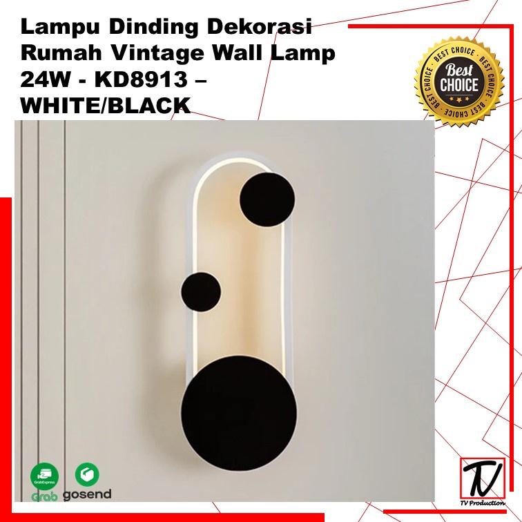 Lampu Dinding Dekorasi Rumah Vintage Wall Lamp 24W