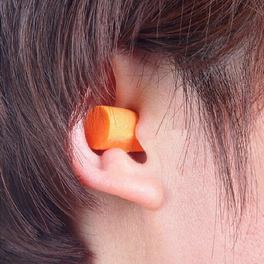 Pelindung Telinga 3M EARPLUG 3M Yellow Neon Uncorded Ear Plug - Orange