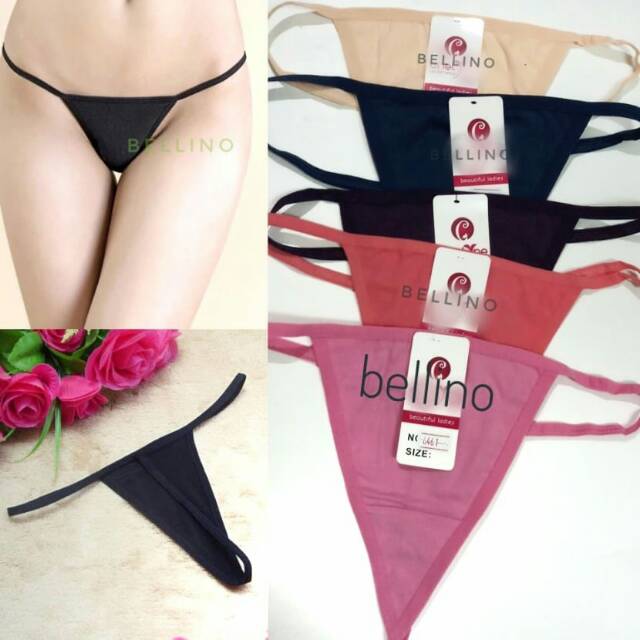 Celana Dalam Wanita Gstring Sexy 6461 Cd Cewek G string Allsize Katun Import Murah