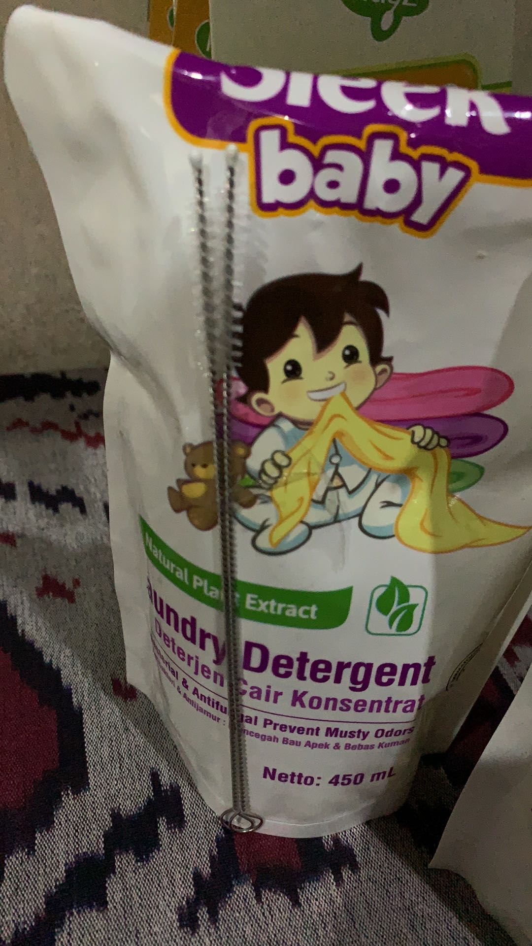 ✿ Gobabyshop ✿ 2pcs Straw Cleaning Brush / Sikat Sedotan Botol Minum