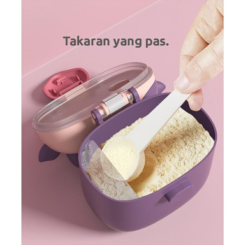 BBET Baby Milk Powder Container with Spoon | Kotak Tempat Bubuk Susu Bayi