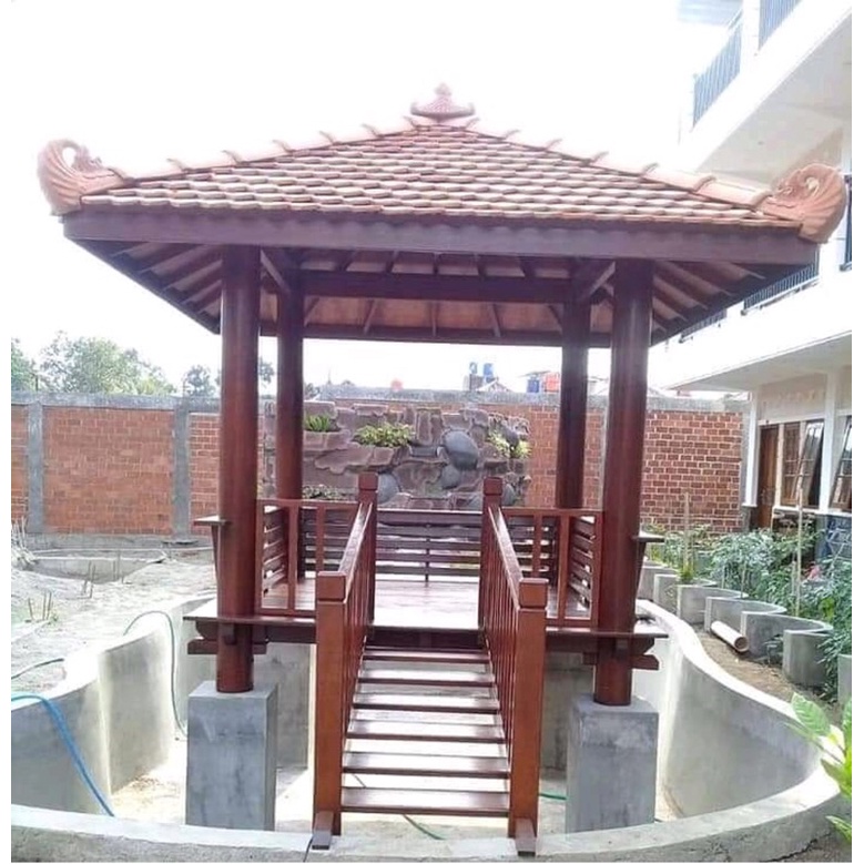 Gazebo Kolam Minimalis