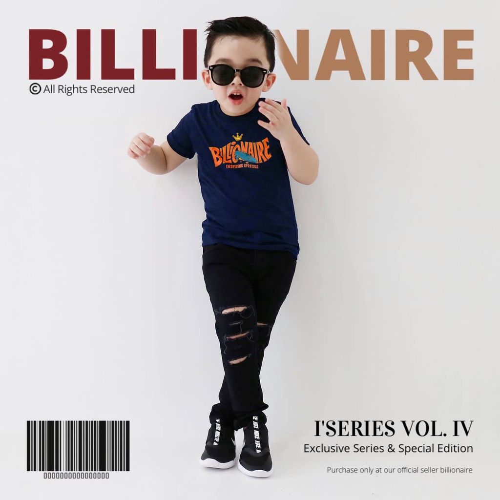 Kaos anak Billionaire Illustration Series Vol.IV