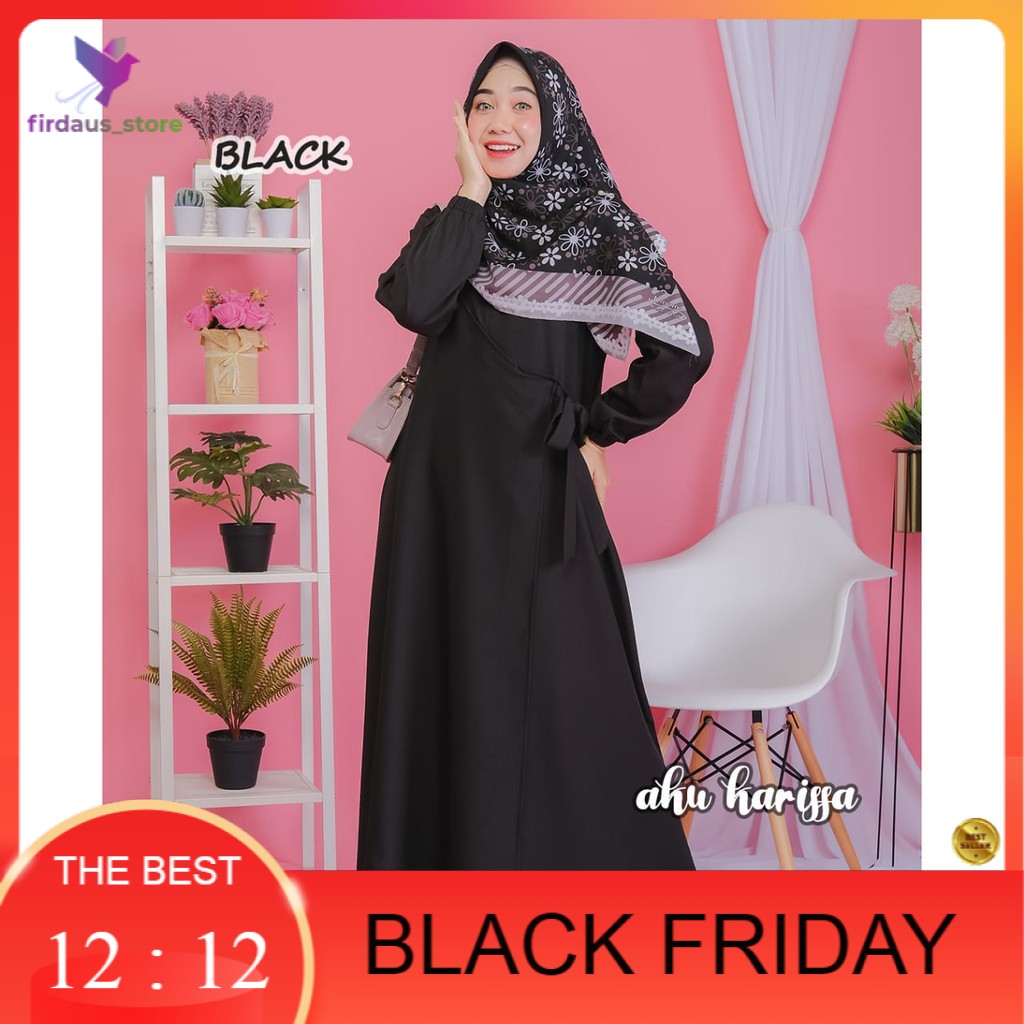 BEST SELLER GAMIS SYARI MIKA DRESS ORI AKU KARISSA REMAJA 2020