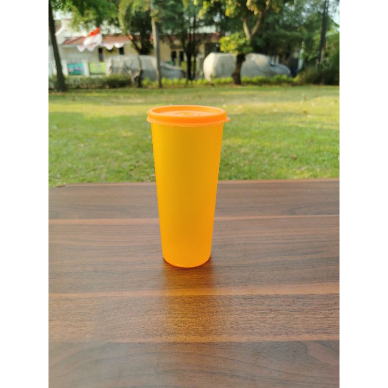 TANAKA PLASTIC – Tumbler Bening Plastik Murah High Quality Food Grade 500 -BPA Free -Halal -Oren