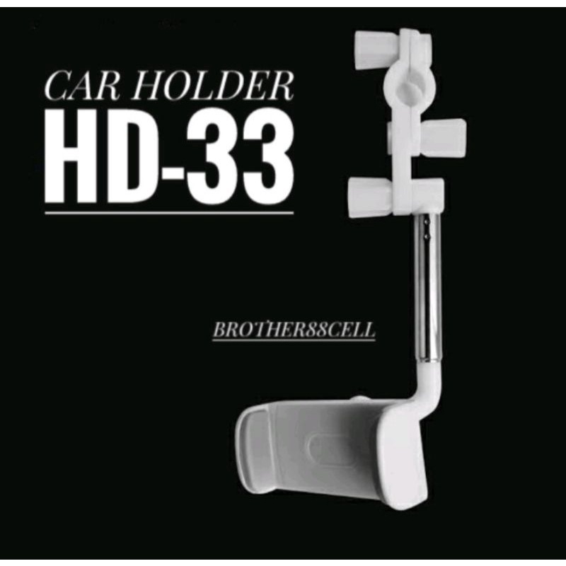 CAR HOLDER HD-33 FOR SAMARATPHONE GPS HOLDER JEPIT DAN GANTUNG