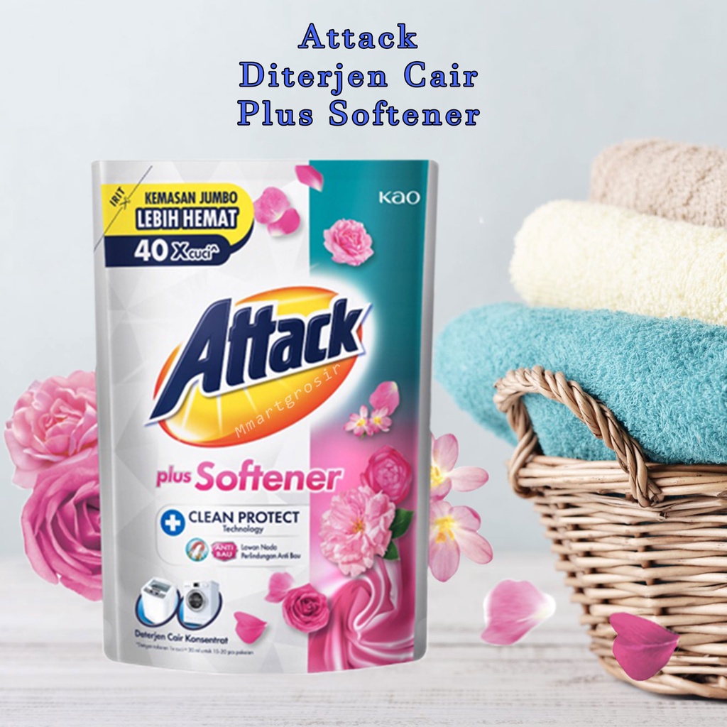 Attack / Diterjen cair / Softener / Matic / 1200ml