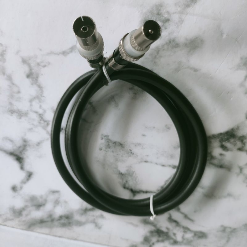 KABEL ANTENA TV DIGITAL MURAH BAGUS JACK BESI/KABEL ANTENA MALE +FEMALE+Jack BELDEN/KABEL ANTENA PLATINUM PERPANJANGAN FEMALE TO MALE