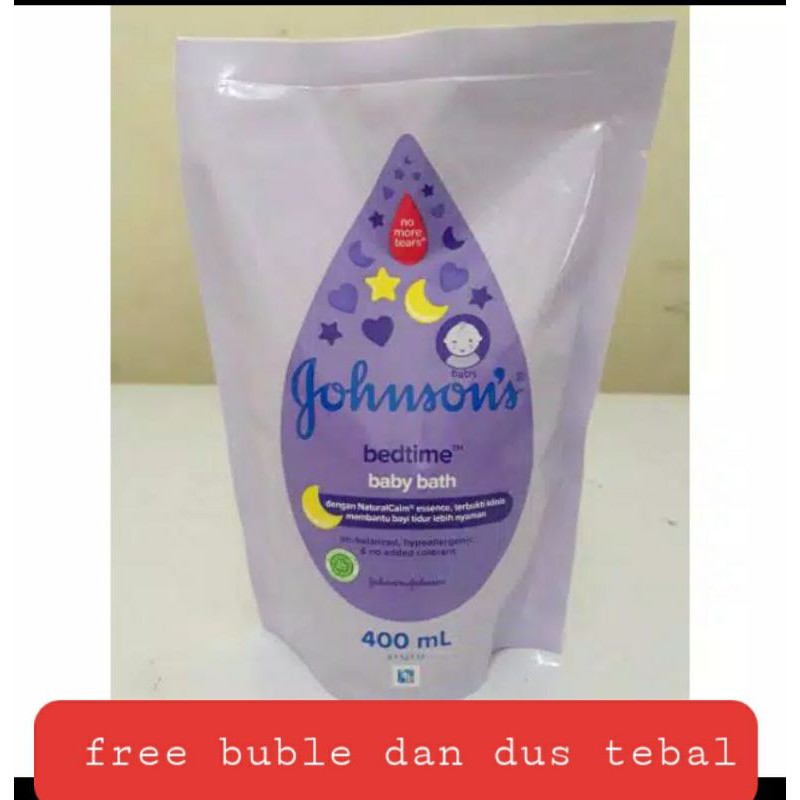 JOHNSON BEDTIME BABY BATH REFIL 400ML EXP 02/2024