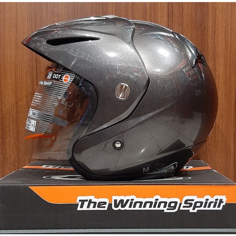 HELM INK CX 220 SOLID ORYGINAL 100% LISENSI SNI / DOT ( FREE BOX )-Gunmet