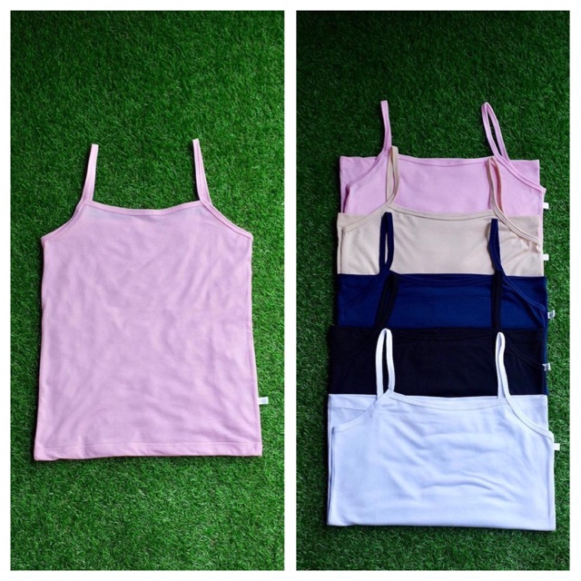 Tanktop Tank Top Atasan Wanita Bahan Spandex Kaos Dalam Wanita Spandex Tanktop Tali Warna Polos