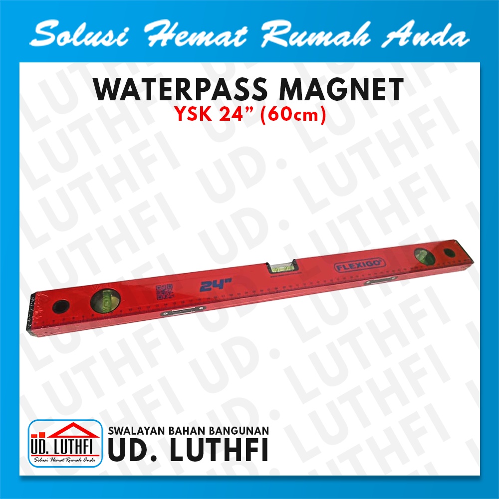 Waterpass 60cm 24" FLEXIGO / Waterpass Alumunium Magnet 60cm FLEXIGO