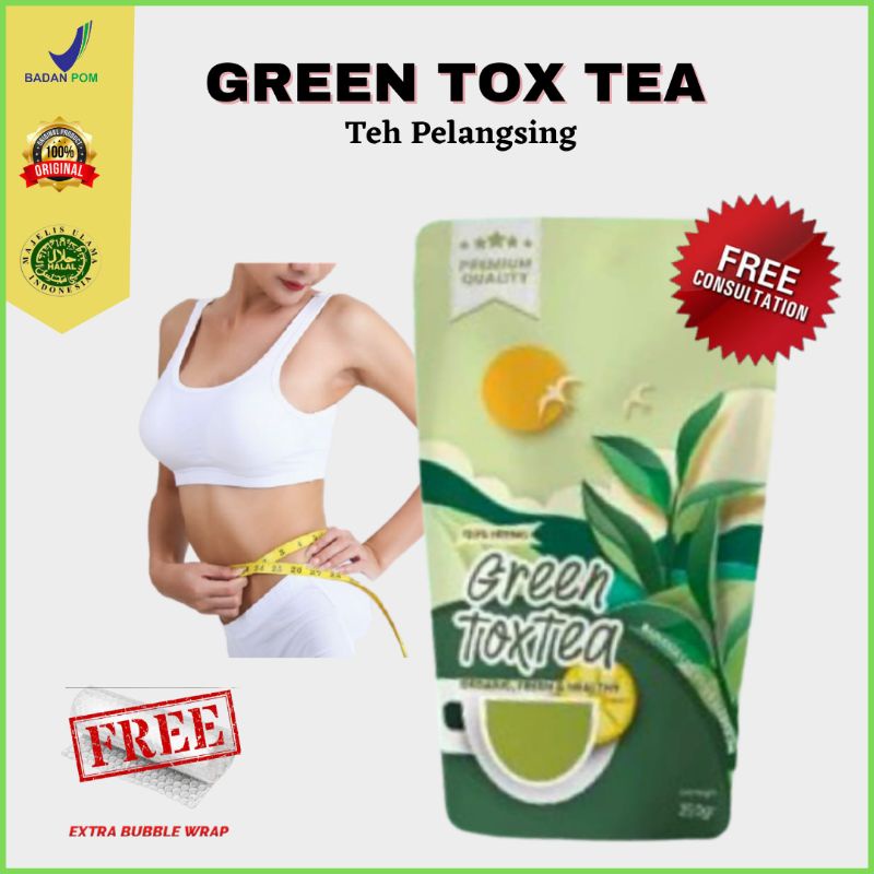 

Teh Pelangsing Penurun Berat Badan BPOM Green Tox Tea Originl Halal Alami Ampuh Untuk Menurunkan Berat Badan