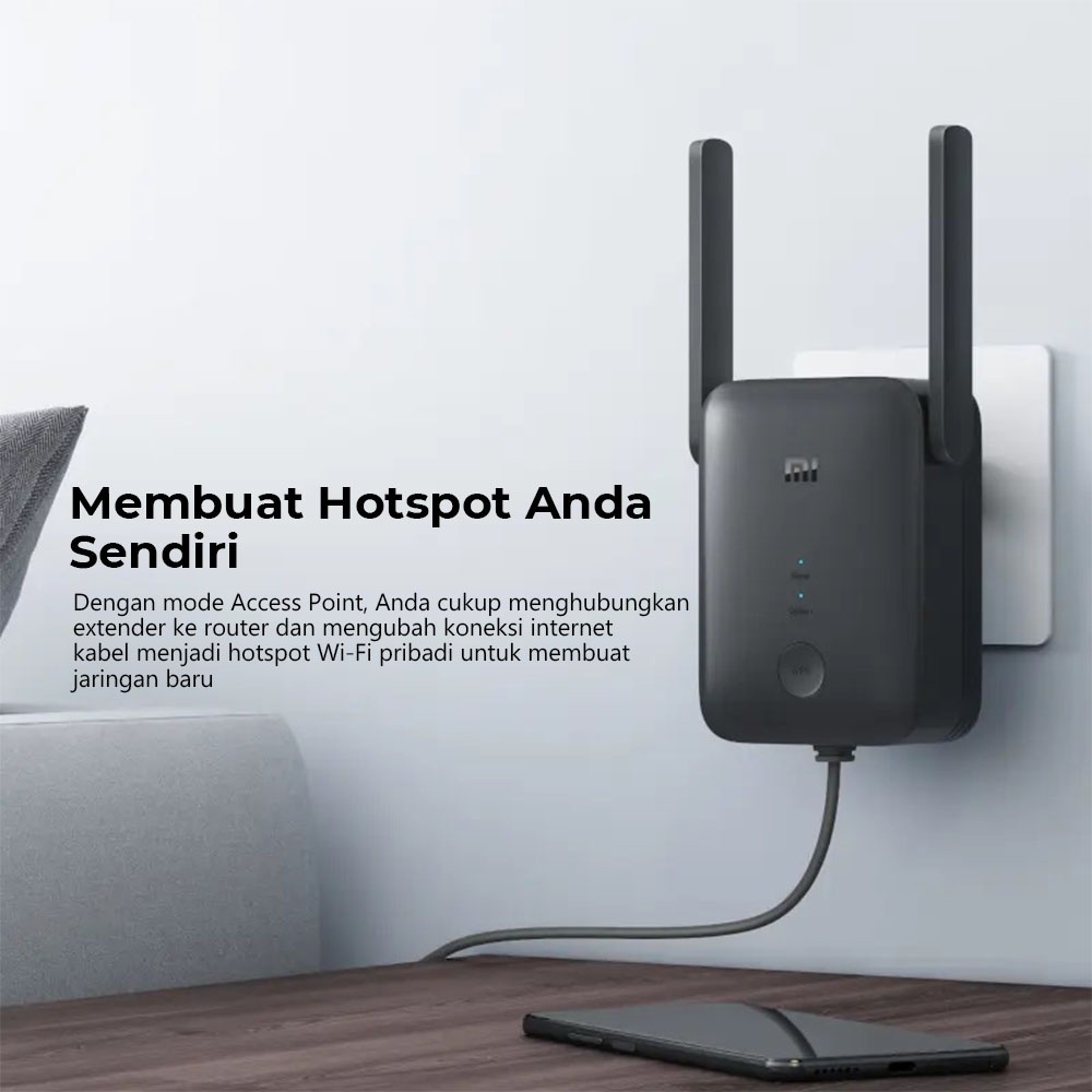 GS8 Alat Perkuat Jaringan Wifi Memperluas Jaringan 5G Full Speed Wifi Range Mi Extender AC1200 Booster Amplifier 5GHz Repeater Dual Band