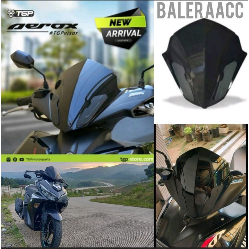 Visor tameng yamaha aerox 155 dan New Aerox Connected 2021 Original TGP