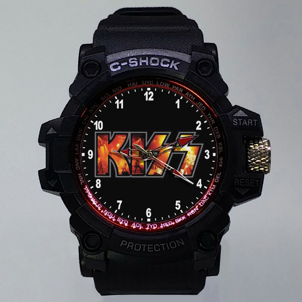 (ISTIMEWA BOSSQUE) JAM TANGAN KISS LIST MERAH - EXCLUSIVE 4