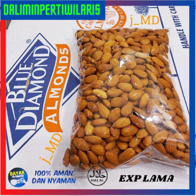 

( BISA COD ) KACANG ALMOND MENTAH 1 KG BLUE DIAMOND PROMO SPECIAL [Kode 1|Kode 2|Kode 3|Kode 4|Kode