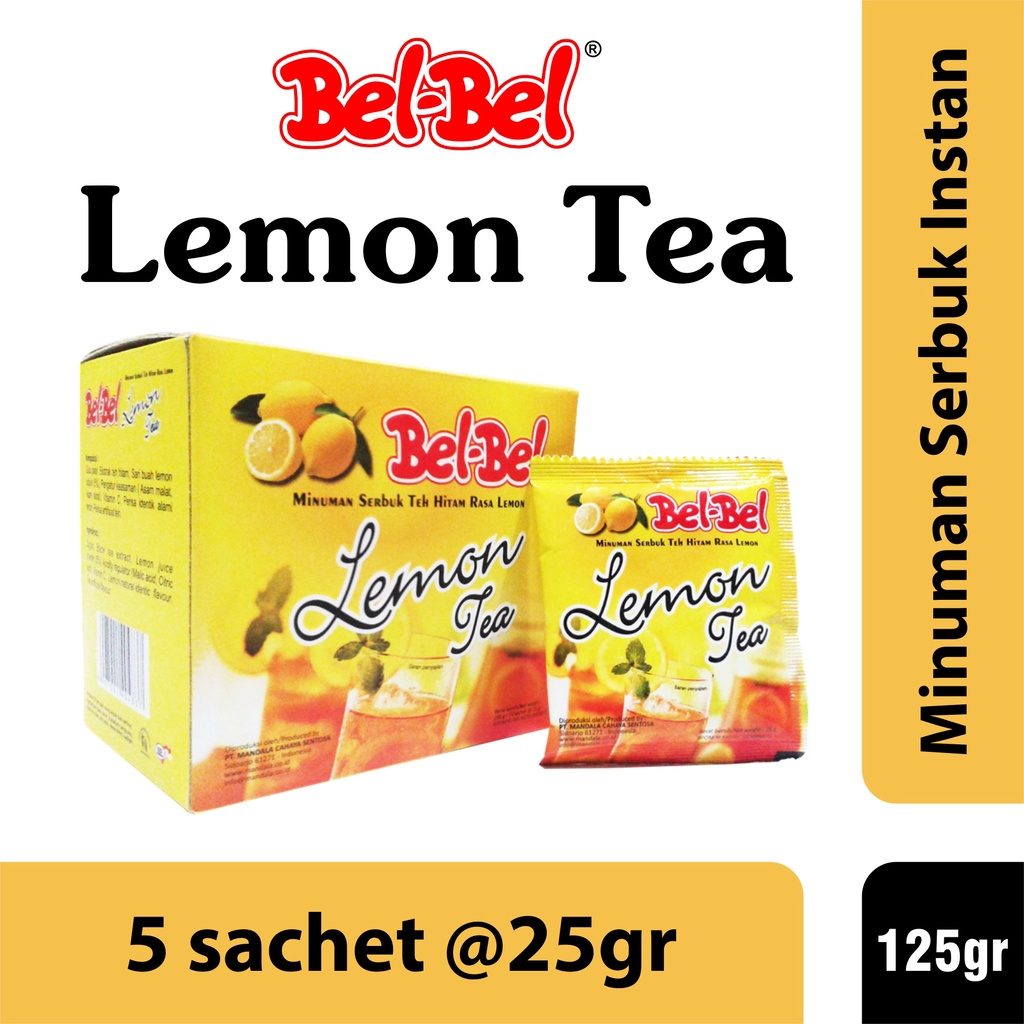 

Serbuk Lemon Tea Belbel Segar | Nikmat | HALAL | BPOM | 5 Sachet