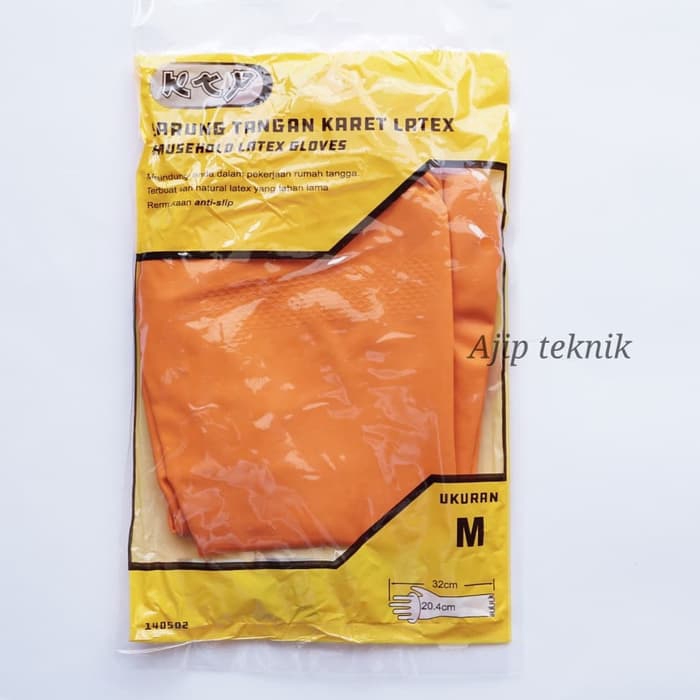 Sarung Tangan Karet Latek (L)