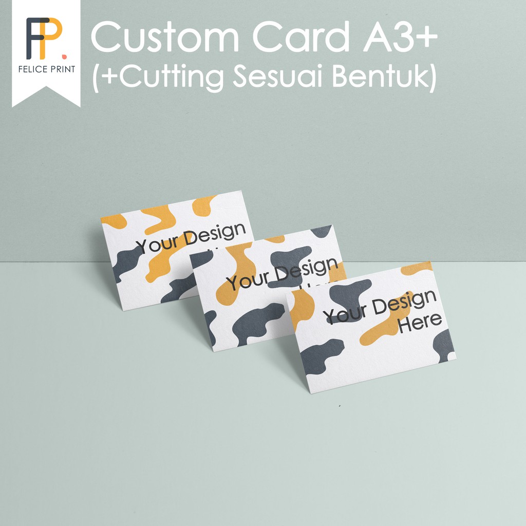 

Custom Premium Print Card + Cutting Thank You Card Greeting Card