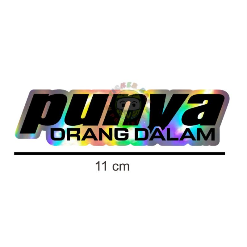 Sticker punya orang dalem cuting sticker tumpuk variasi motor 1pcs