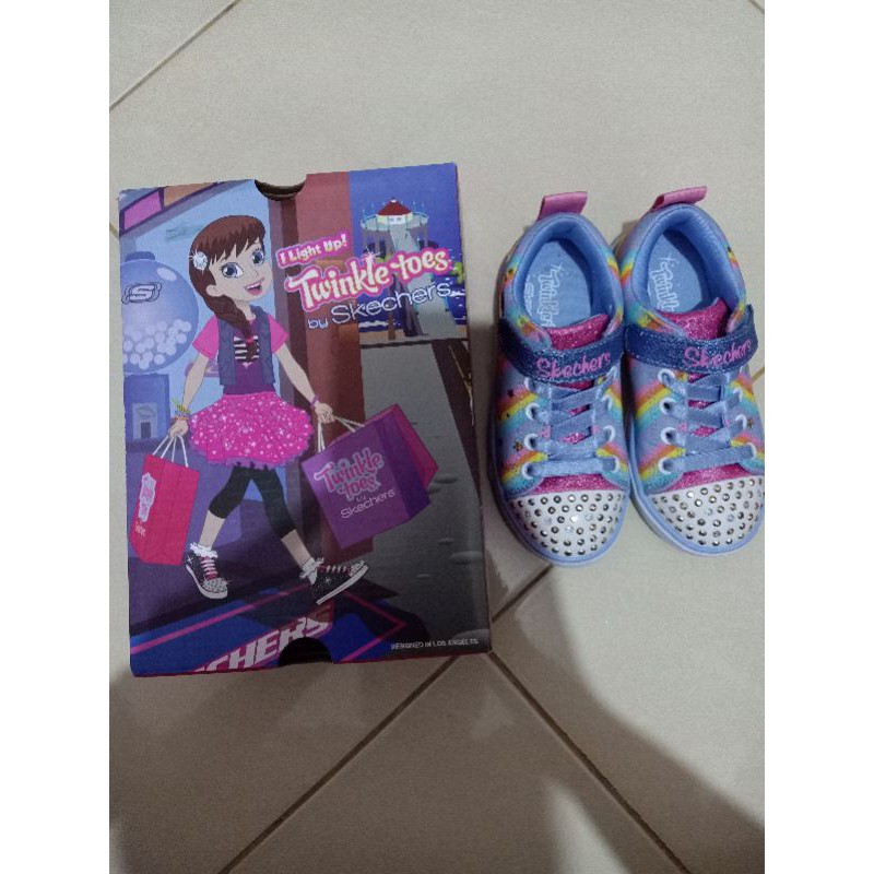 Skechers Twinkle Toes Magical Rainbows Girls Sneaker Shoes