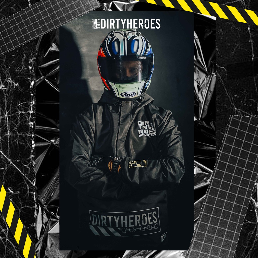 DIRTY HEROES FULL FACE HELMET ANORAK JAKET | ANORAK | JAKET | WINDBREAKER | ROAD | RACE