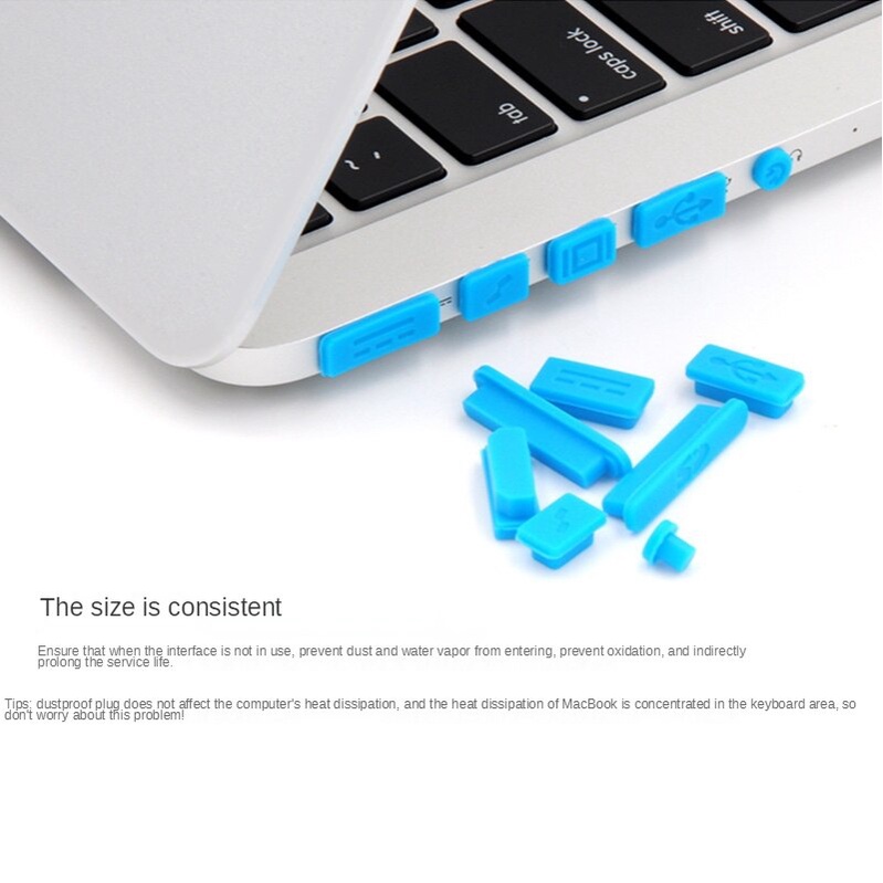 [ 13PCS Colorful Laptop Silicone dust plug For Laptop Computer ]