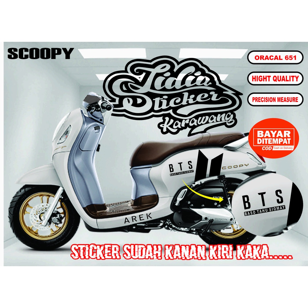 STIKER SCOOPY BTS BASO TAHU SIOMAY
