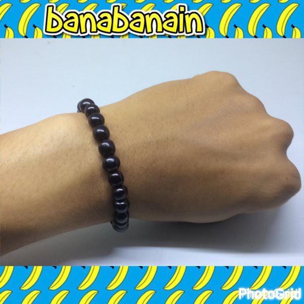 Gelang Kokka Hitam Model Bulat Gelang kayu kokka kaukah