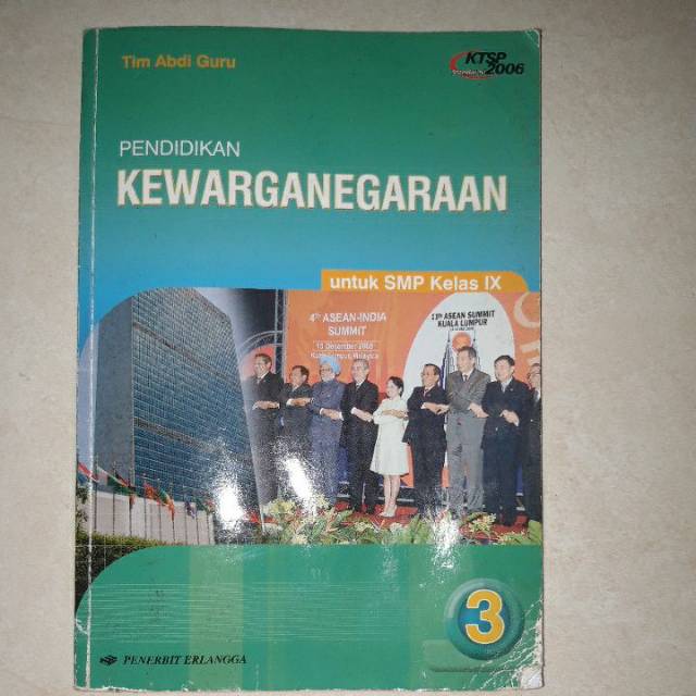 BUKU PKN KELAS 9 TIM ABDI GURU PENERBIT ERLANGGA