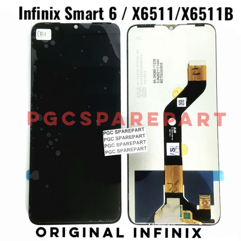 Original Infinix LCD Touchscreen Fullset Infinix Smart 6 X6511 X6511B