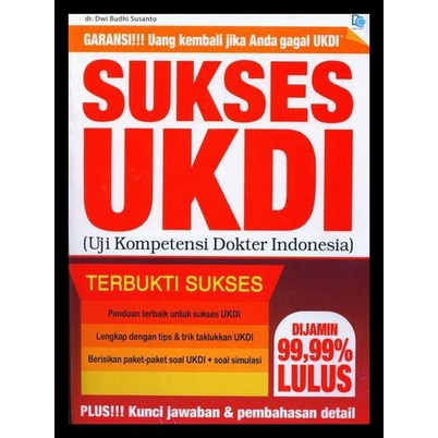 

TERBARUU!! Buku Sukses Ukdi (ujia Kompetensi Dokter Indonesia) oleh Dr. Dwi Budhi COD