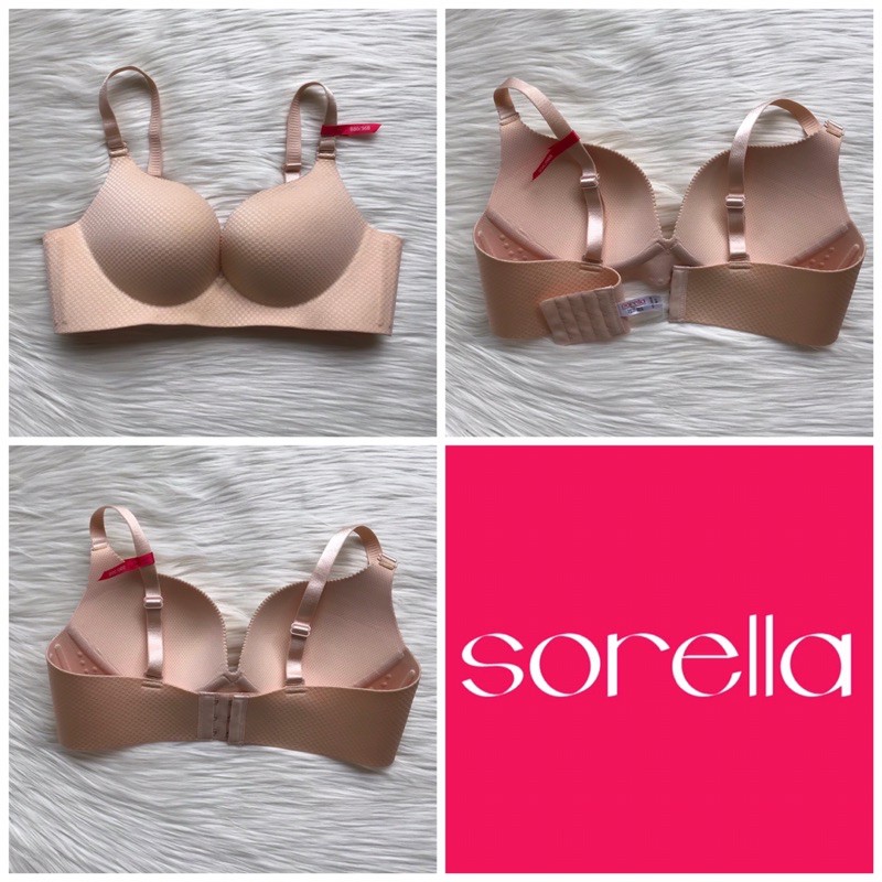 sorella bra seamless original branded push up tanpa kawat